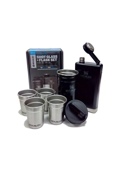 Stanley Adv Gıft Box Shot GL ST M.BLK Flask EU