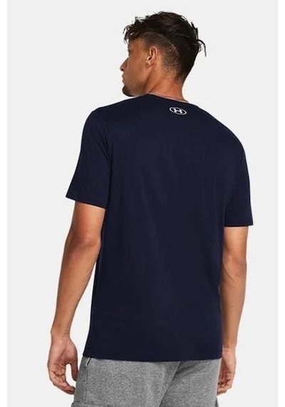 Under Armour Ua Sportstyle Logo Update Erkek Tişört 1382911-408 Lacivert