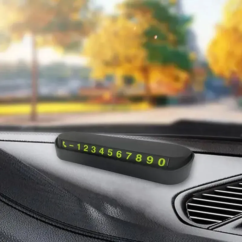 Gizlenebilir Araç Park Numaratörü - Torpido Üstü Telefon Numaralığı