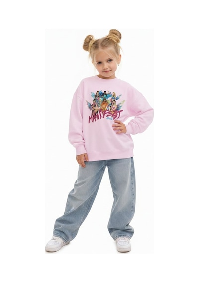 Seabubbles Manifest Kız Çocuk Sweatshirt St10612 Pembe