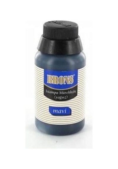 Brons Istampa Mürekkebi 30 Cc Mavi Br 314 12 Adet