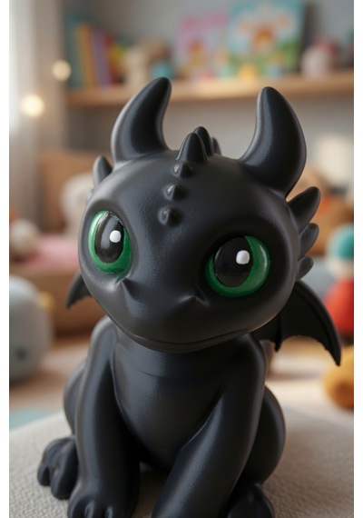 Hareketli Kuyruklu Ejderha Figürü Toothless Ejderhanı Nasıl Eğitirsin Dekoratif Masa Üstü Obje Oyuncak Hediyelik Pla Figür 14 Cm