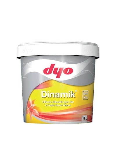 Dyo Dinamik Silikonlu Ipek Mat Iç Cephe Boyası Beyaz 15 L