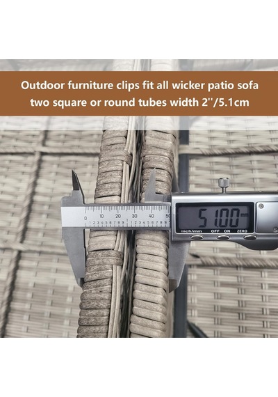 Tr 12pcs Açık Patio Mobilya Klipleri Hasır Seksiyonel Kanepe Kanepe Konnektörü Diğer Tr 12pcs Açık Patio Mobilya Klipleri Hasır Seksiyonel Kanepe Kanepe Konnektörü Diğer