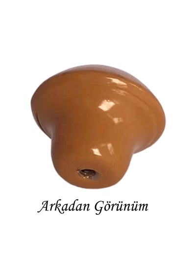 8 Adet Kayın Mantar Düğme Kulp Mobilya Çekmece Dolap Kapak Kulbu Metal Kulp Aksesuarları Vidalı