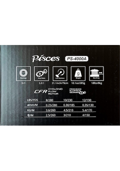 Okuma Pisces Ps-4000a 3+1 Bb Olta Makinesi