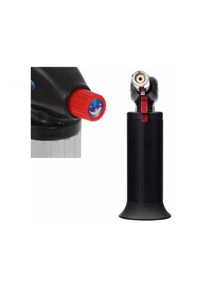 Bs-450 Pürmüz Turbo Meşale 1300C Jet Alevli Bütan Gaz Meşalesi... Siyah