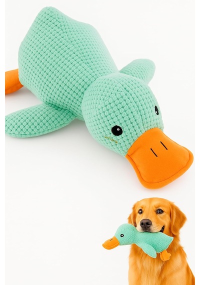 Busstier Köpek Oyuncağı Ördek Şekilli Peluş Sesli Ve Hışırtılı Da