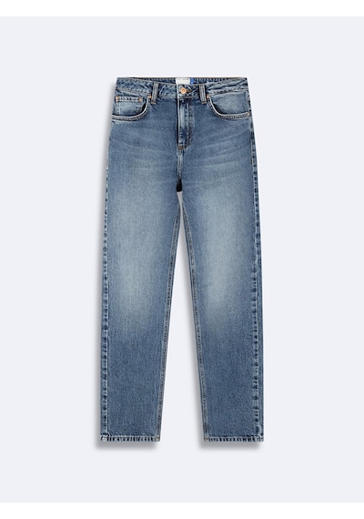 Ltb Ronna B Dar Paça Yüksek Bel Jean Pantolon 010095166016033 55679 Karışık Çok Renkli