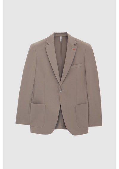 Twn Slim Fit Vizon Düz Kumaş Ceket 4ec04e301464m V01