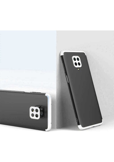 Xiaomi Redmi Note 9 Pro Kılıf Zore Ays Kapak Siyah-Gri
