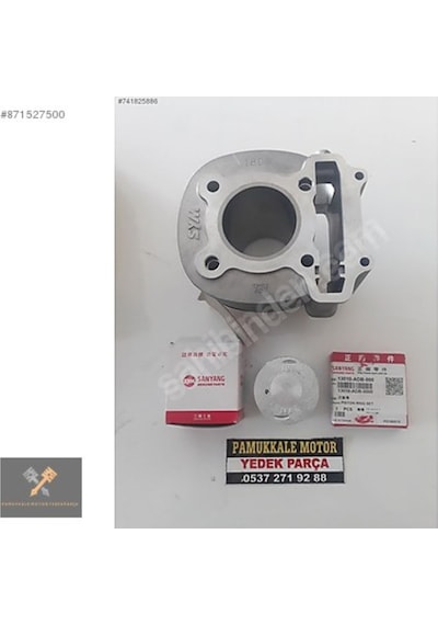 Sym Jet 4 125 Silindir Piston Segman Seti 3 Lü Set  Ürün