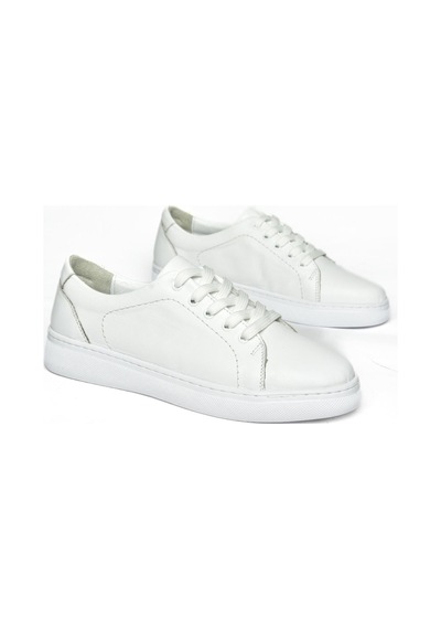 Fox Shoes P555460903 Beyaz Hakiki Deri Spor Ayakkabı Sneakers Beyaz