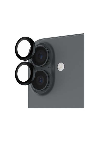 Panzerglass Hoops Apple Uyumlu iPhone 17 16 Plus Siyah Kamera Lens Koruyucu