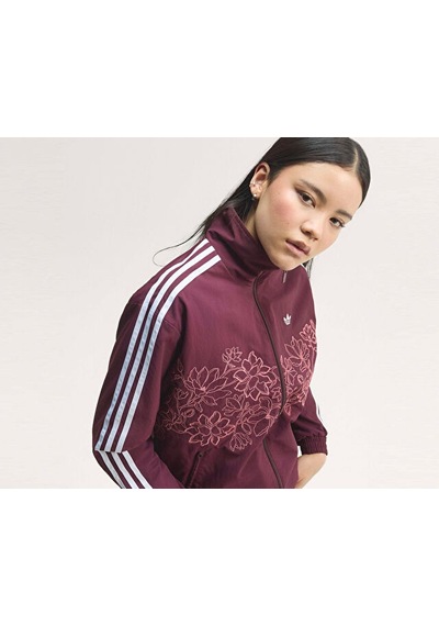 Adidas Floral Gfx Fırebırd Loose Tt Kadın Günlük Ceket Kx1875 Kırmızı