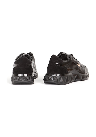 Siyah Marcomen 19498 Gerçek Deri Erkek Sneaker Siyah