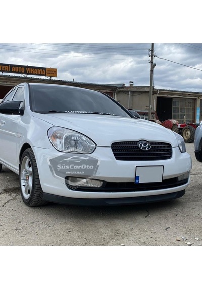 Hyundai Accent Era 2006-2012 Uyumlu Üniversal Astra H Lip Esnek Ön Lip 2 Parça Tampon Altı Dil Karlık Ön Ek 00 Şüscaroto Aksesuar