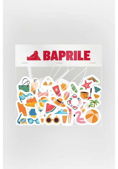 Renkli Yaz Tatili Temalı 73 Parça Mix Sticker Paketi Summer Suya Dayanıklı Laptop Termos Telefon Etiket Seti Diğer