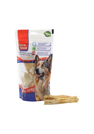 Esca Food Köpekler İçin Sakatat Ödülü Kuzu Kelle Derisi 100gr