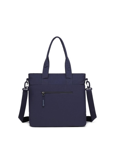 Smart Bags Mikro Poly Kumaş Büyük Boy Kadın Omuz Çantası 3345 Lacivert