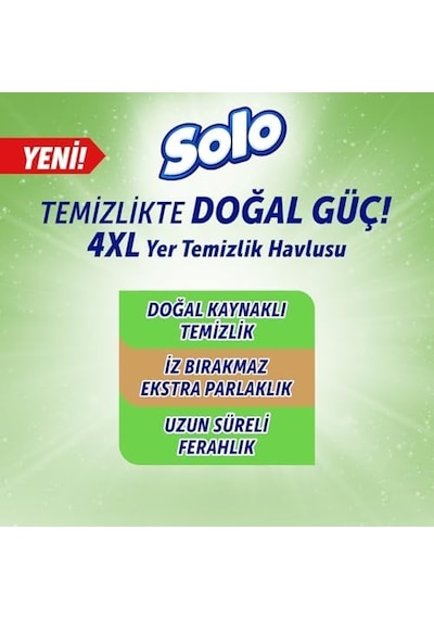 Temizlikte Doğal Güç Beyaz Sabun Ferahlığı Yer Temizlik Havlusu 50 Yaprak 1000'li Set