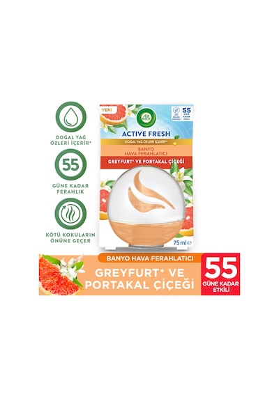 Air Wick Decosphere Hava Tazeleyeci Greyfurt Ve Portakal Çiçeği 75ml