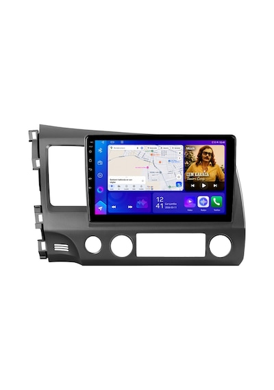 Honda Civic Android Multimedya 10 İnç 2006-2012 Carplay Android Auto Navigasyon 4gb Ram 32gb 9"