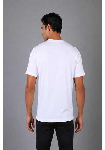 Bisse Beyaz V Yaka Basic T-shirt Ts26y26101 D01
