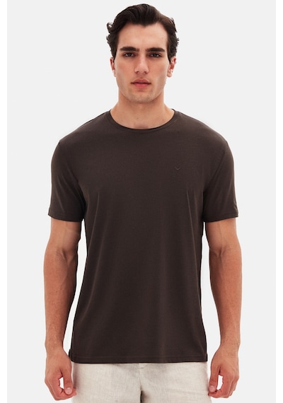 D's Damat Ds Damat Regular Fit Kahverengi Düz Nakışlı %100 Pamuk T-shirt 4hc140632006m Kahve D's Damat Ds Damat Regular Fit Kahverengi Düz Nakışlı %100 Pamuk T-shirt 4hc140632006m Kahve