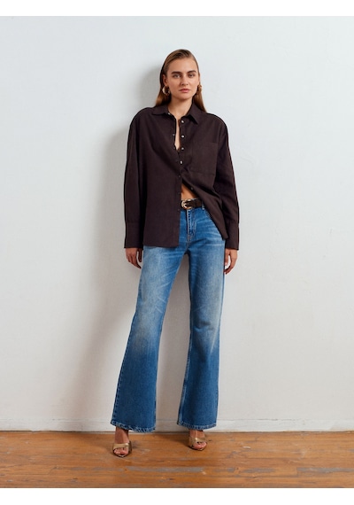 Dilvin 72060 Düşük Bel Denim Pantolon-tint Tint