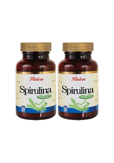 2 Kutu Balen Spirulina Tablet 700 MG 100 Tablet
