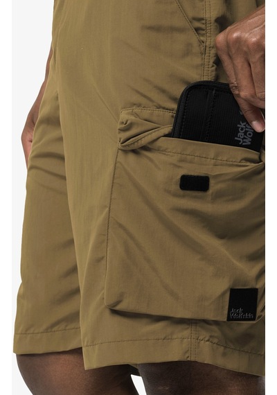 Jack Wolfskin Kalaharı Cargo M Erkek Kahverengi Kargo Şort 1508381-5335