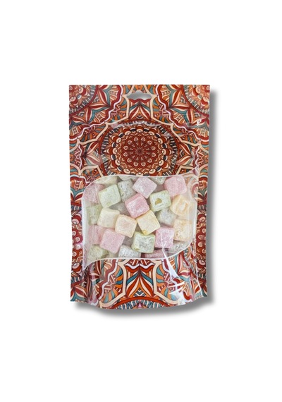Kırmızı Hazır Desenli Doypack - 100 Adet 15x21