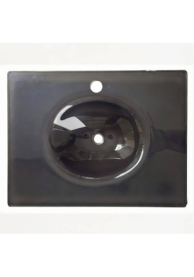 Brezza - Antrasit 58 81 Cam Lavabo - 55011297- Antrasit