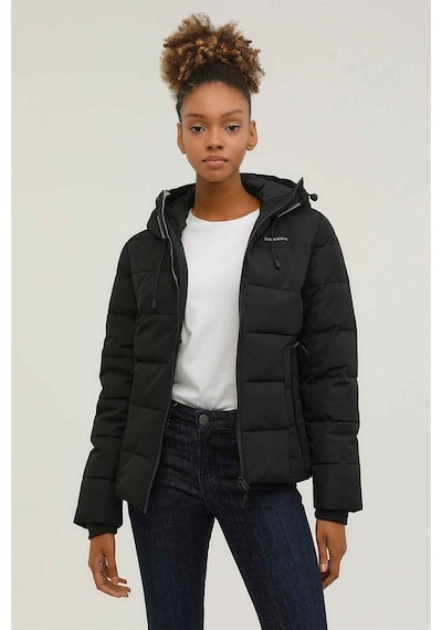 Lumberjack Apreski Coat 2PR Kadın Mont Siyah