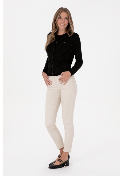 U.s. Polo Assn. Kadın Siyah Hırka Triko 50310009-vr046 Siyah