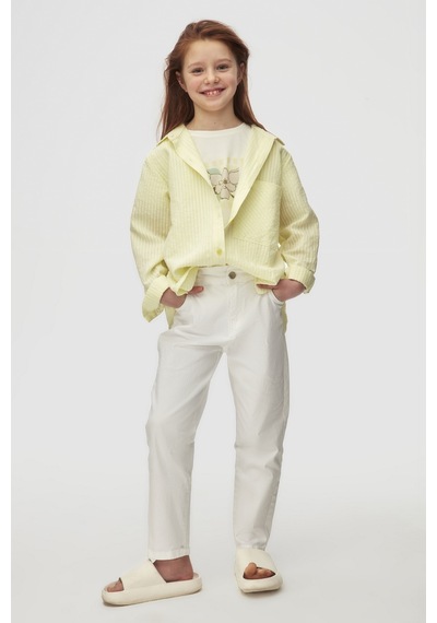 Nk Kids Majove Kız Çocuk Gömlek 38328 Sarı