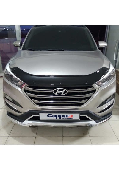 Cappafe Hyundai Tucson Ön Kaput Koruma Rüzgarlık 4Mm Abs 2016-