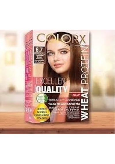 Colorx Saç Boyası Tekli Set - 6.7 ÇİKOLATA KAHVE