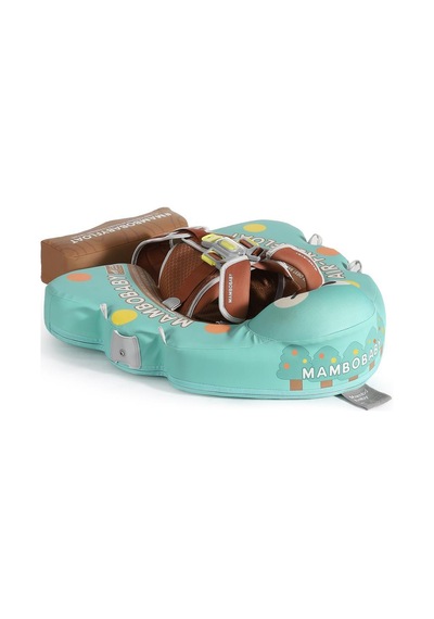 Mambobaby Yüzme Simidi - Holiday Tree, Emniyetli, Gölgelikli Ve Ayak Destekli