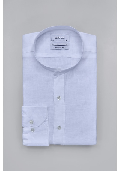 Bisse Hakim Yaka Regular Fit Kk Gömlek Cepsiz Beyaz Gmktn8hy224011 D01 Beyaz