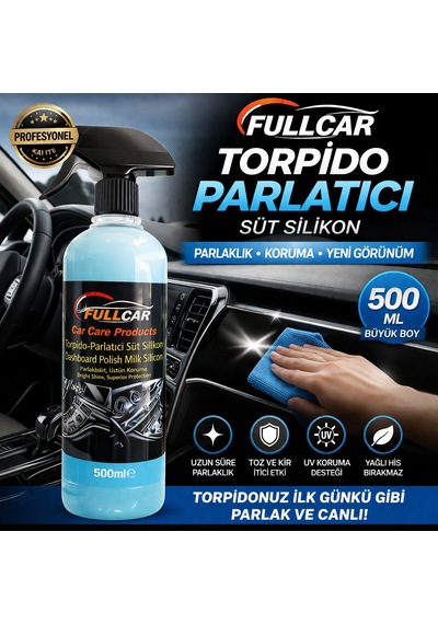 Fullcar Torpido Parlatıcı Süt Silikon 500 Ml