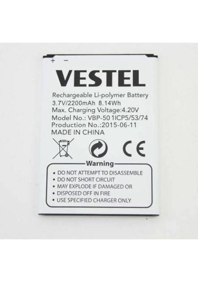 Senalstore Vestel Venüs 5.0 V 5.0 X Uyumlu Pil Batarya Vbp-50 İthal