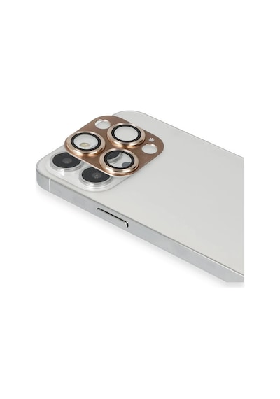 Mey İthalat İphone 13 Pro Max Pers Alüminyum Kamera Lens - Gold