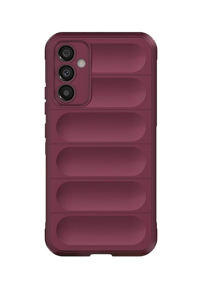 Herşeytrend Samsung Galaxy Uyumlu A15 4g Kılıf Optimum Silikon - Bordo Çok Renkli