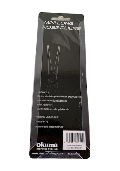 Okuma Mini Long Nose Pliers ''6 Balıkçı Pense 18cm