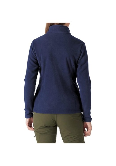 Genius Store Genıus Store Kadın Tam Fermuarlı Kalın Outdoor Polar Ceket Lacivert