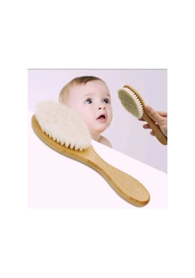Keçi Kılı Organik Bebek Banyo Tarağı