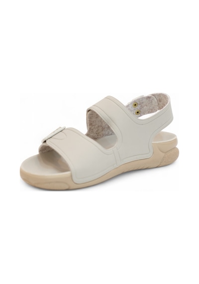 Ceyo 2100-1200-4 Tam Anatomik Unisex Hac Ve Umre İçin Dikişsiz Sandale Bej
