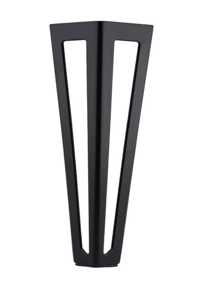 Badem10 Ovit Koltuk Baza Sehpa Masa Ayağı Metal Ayak 20 Cm Siyah 6395751